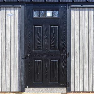 - 36'' Single 4-lite Fiberglass Door