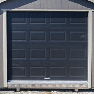 8x7 Standard Garage Door - Black