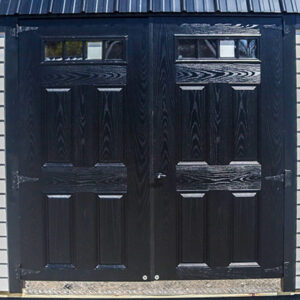 72'' Double 4-lite Fiberglass Door