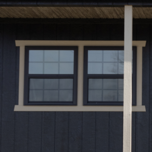 7 30x36'' Black Insulated Windows