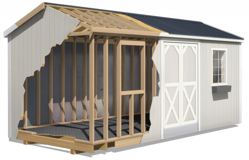 shed building